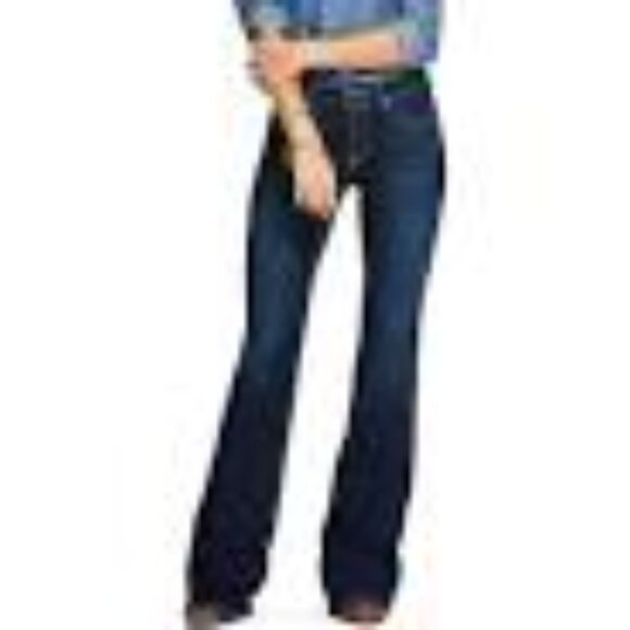 J Brand The Maria Flare Dark Wash High Rise Flare Size 25 - Picture 1 of 11